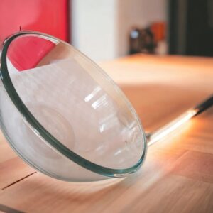 GLASS SALAD BOWLS