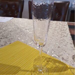GOLDEN REAM CRYSTAL CHAMPAGNE GLASS