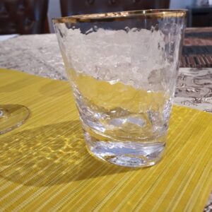 GOLDEN REAM CRYSTAL WATER GLASS