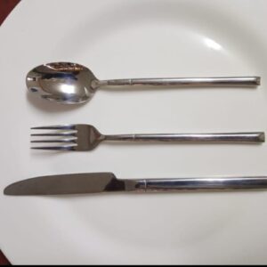 STAINLESS STEEL DESSERT CUTLERY SET OF 3