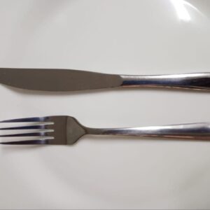 STAINLESS STEEL -DIANI DESSERT SET OF 2