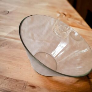 GLASS SALAD BOWL