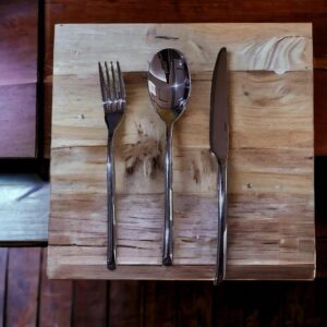 HEAVY SILVER STAINLESS STEEL CUTLERY